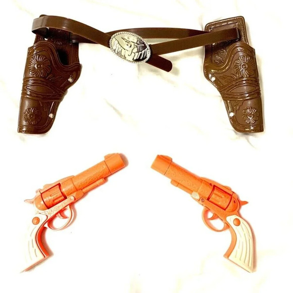 Legends of the Wild West Durango Replica Series Double Cap Gun & Holster Set - Picture 2 of 6